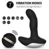 Masażer Prostaty Wibrator Analny Podgrzewany USB 7 Funckcji + Pulsator BLACK